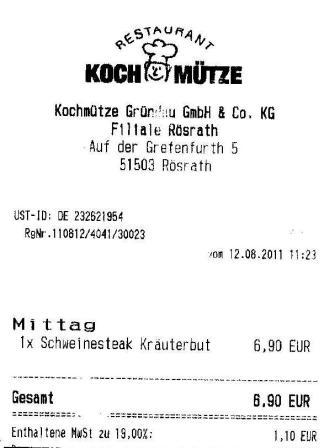 arrg Höffner Kochmütze Restaurant